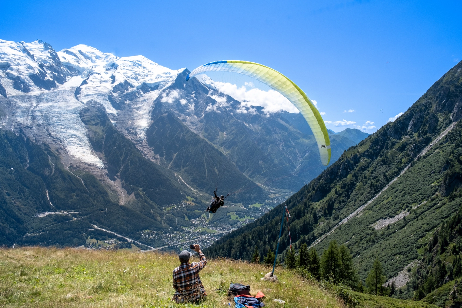 decolage-parapente-planpraz decolage-parapente-planpraz